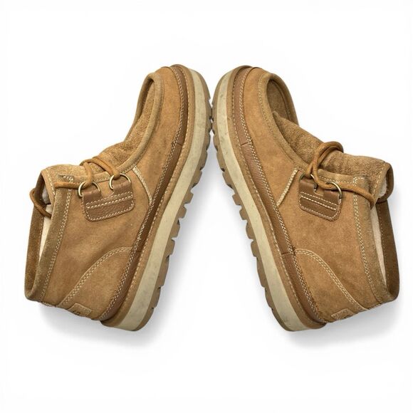 UGG Hayden Moc Chukka Boots Mens‎ 11 Chestnut Suede Shearling Lined Warm 1158276 main image 5